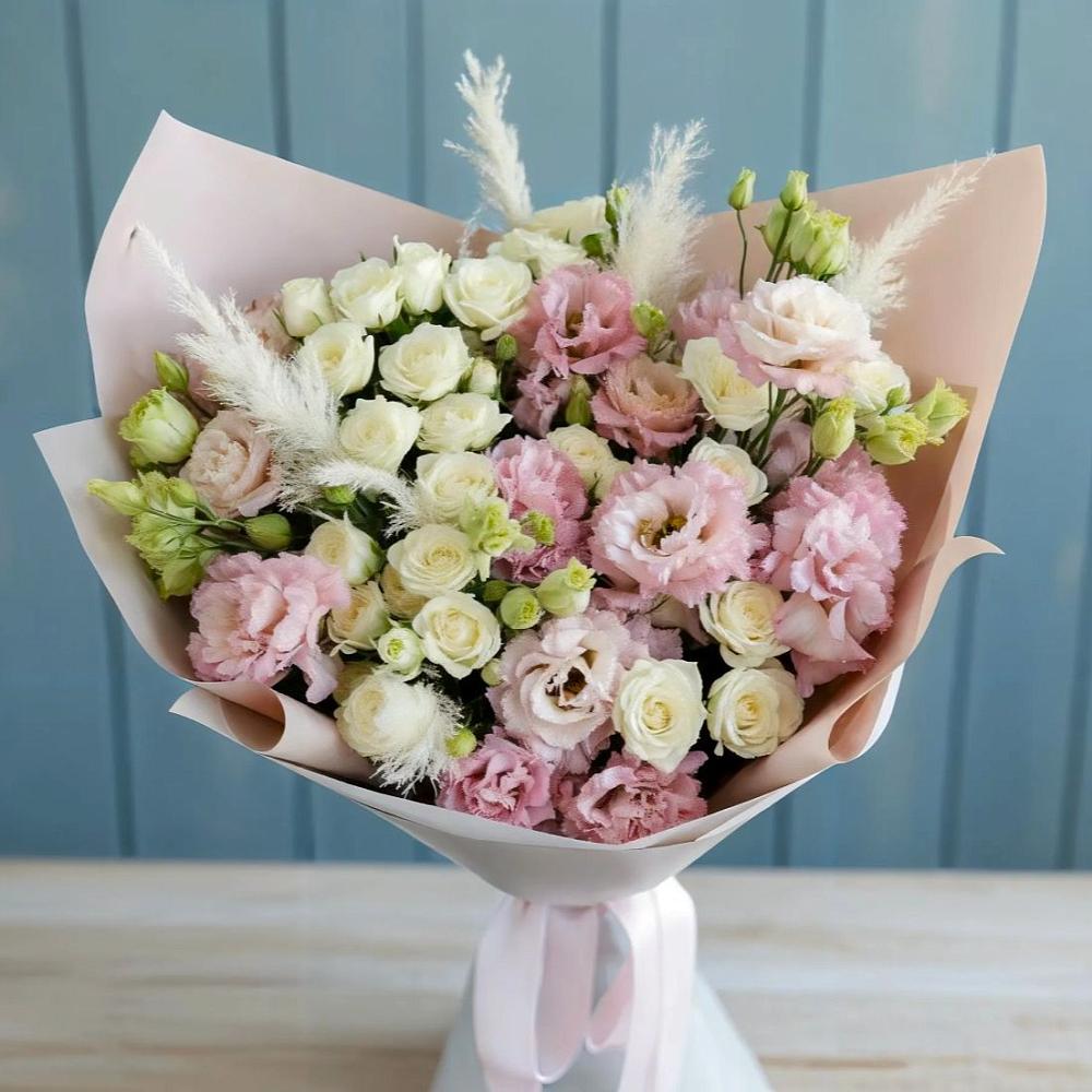 Букет цветов из: Альстромерии и Розы в Заинске