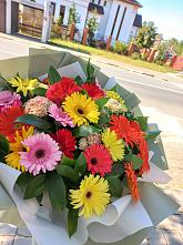 Букет цветов из:  Герберы #REPLACE_PRED# Заинске
