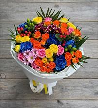 Букет цветов из:  Розы и Хризантемы в Заинске