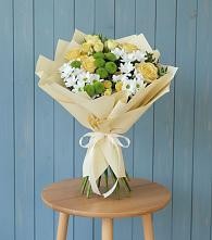 Букет цветов из:  Хризантемы и Розы в Заинске