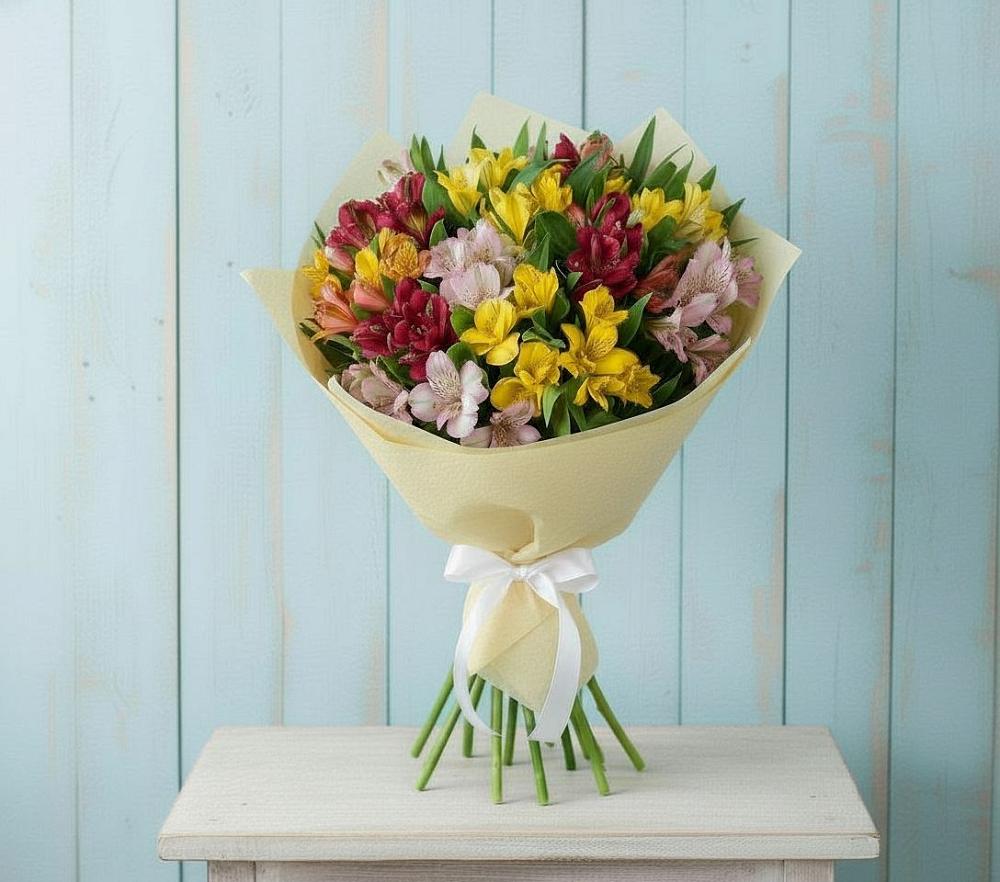 Букет цветов из: Альстромерии в Заинске